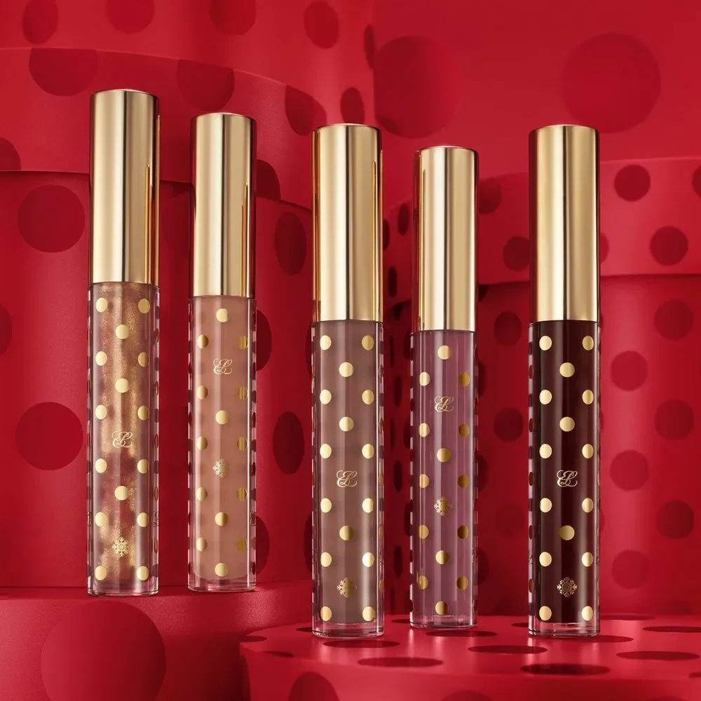 Estee Lauder Unwrap the Moment Lip Gloss Set NWT Limited Edition 5 Pc